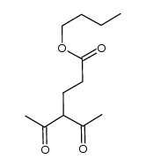 3-(2-butoxycarbonyl-ethyl)-2,4-pentanedione结构式