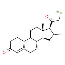 21-fluoro-16-methyl-19-norprogesterone结构式