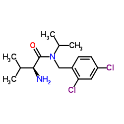 N-(2,4-Dichlorobenzyl)-N-isopropyl-L-valinamide Structure