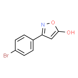 3-(4-溴苯基)-5-羟基异噁唑结构式