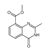 methyl 2-methyl-4-oxo-3,4-dihydroquinazoline-8-carboxylate Structure