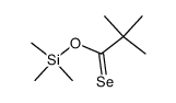 O-trimethylsilyl 1,1-dimethylethanecarboselenoate Structure