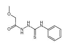 2-methoxyacetyl-N-phenylhydrazinecarbothioamide结构式