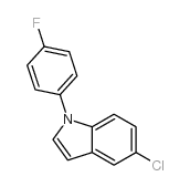 5-Chloro-1-(4-fluorophenyl)indole structure