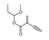 1-methoxypropyl 2-cyanoprop-2-enoate结构式