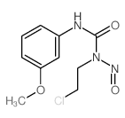 Urea, 1- (2-chloroethyl)-3-(m-methoxyphenyl)-1-nitroso-结构式