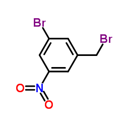 1-Bromo-3-(bromomethyl)-5-nitrobenzene结构式