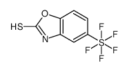 5-(Pentafluoro-λ6-sulfanyl)-1,3-benzoxazole-2(3H)-thione Structure