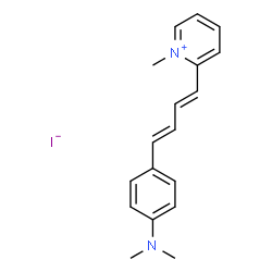 2-(4-[4-(DIMETHYLAMINO)PHENYL]-1,3-BUTADIENYL)-1-METHYLPYRIDINIUM IODIDE structure