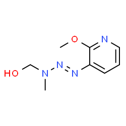 Methanol, [3-(2-methoxy-3-pyridinyl)-1-methyl-2-triazenyl]- (9CI) Structure