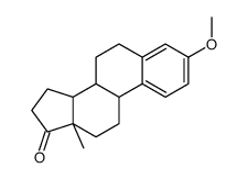 (8S,9R,13R,14R)-3-methoxy-13-methyl-7,8,9,11,12,14,15,16-octahydro-6H-cyclopenta[a]phenanthren-17-one Structure