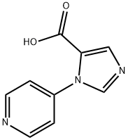 1-(Pyridin-4-yl)-1H-imidazole-5-carboxylic acid structure