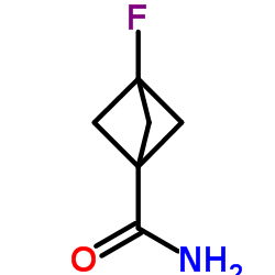 3-fluorobicyclo[1.1.1]pentane-1-carboxamide Structure