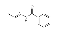 Benzoic acid, ethylidenehydrazide, (E)- (8CI,9CI) structure