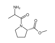 1-Ξ-alanyl-L-proline methyl ester Structure