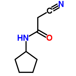 2-Cyano-N-cyclopentylacetamide structure