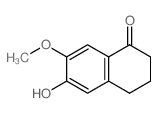 1(2H)-Naphthalenone,3,4-dihydro-6-hydroxy-7-methoxy- structure
