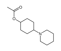 4-Piperidinocyclohexyl=acetate structure