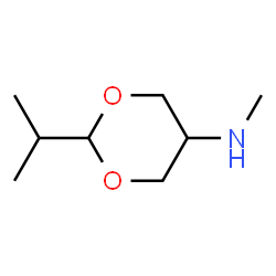 1,3-Dioxan-5-amine,N-methyl-2-(1-methylethyl)-,trans-(9CI) structure