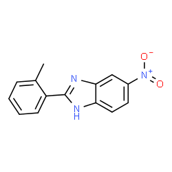 1H-Benzimidazole, 2-(2-methylphenyl)-6-nitro- Structure