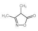 3,4-二甲基异噁唑-5(4h)-酮结构式