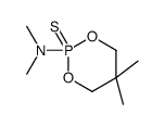 2-(Dimethylamino)-5,5-dimethyl-1,3,2-dioxaphosphorinane 2-sulfide结构式