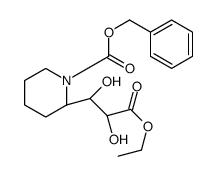 苄基(2R)-2-[(1R,2S)-3-乙氧基-1,2-二羟基-3-氧代丙基]-1-哌啶羧酸酯图片