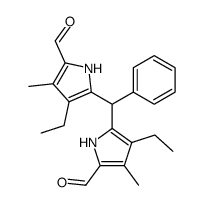 3,7-Diethyl-1,9-diformyl-2,8-dimethyl-5-phenyldihydrodipyrrin Structure