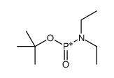 diethylamino-[(2-methylpropan-2-yl)oxy]-oxophosphanium Structure