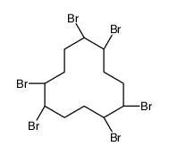 (1R,2S,5S,6S,9S,10R)-1,2,5,6,9,10-hexabromocyclododecane结构式