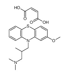 Phenothiazine, 10-[3-(dimethylamino)-2-methylpropyl]-2-methoxy-, maleate (1:1) (8CI) structure