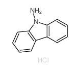 9H-Carbazol-9-amine,hydrochloride (1:1)结构式
