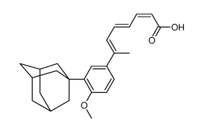 (2E,4E,6E)-7-[3-(1-adamantyl)-4-methoxyphenyl]octa-2,4,6-trienoic acid Structure