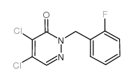 4,5-dichloro-2-(2-fluorobenzyl)pyridazine-3(2h)-one picture
