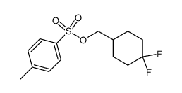 4,4-Difluoro-1-(4-methylphenylsulphonyloxymethyl) cyclohexane结构式