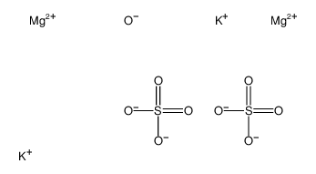 sulphuric acid, magnesium potassium salt structure