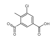 3-chloro-4-methyl-5-nitro benzoic acid结构式