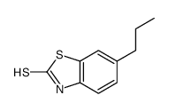 2(3H)-Benzothiazolethione,6-propyl-(9CI) structure