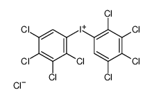 bis(2,3,4,5-tetrachlorophenyl)iodanium,chloride结构式