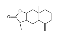 (3S,3aR,4aS,8aR,9aR)-3,8a-dimethyl-5-methylidene-3a,4,4a,6,7,8,9,9a-octahydro-3H-benzo[f][1]benzofuran-2-one Structure