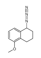 1-azido-5-methoxy-1,2,3,4-tetrahydronaphthalene结构式