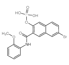 萘酚AS-BI磷酸盐结构式
