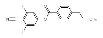 (4-cyano-3,5-difluorophenyl) 4-propylbenzoate Structure