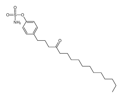 [4-(4-oxohexadecyl)phenyl] sulfamate Structure