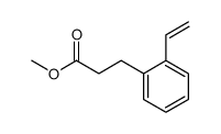 methyl 3-(2-vinylphenyl)propanoate结构式