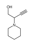 2-piperidin-1-yl-but-3-yn-1-ol结构式