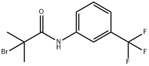 2-Bromo-2-methyl-N-[3-(trifluoromethyl)-phenyl]propanamide structure