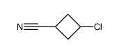 3-chlorocyclobutanecarbonitrile Structure