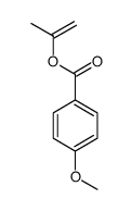 prop-1-en-2-yl 4-methoxybenzoate Structure
