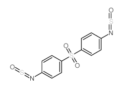 Benzenamine,4,4'-sulfonylbis[N-sulfinyl- Structure